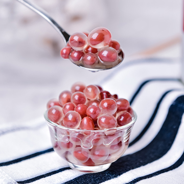 精美展示紅豆爆爆珠_(kāi)紅豆夾心爆爆蛋實(shí)拍圖,讓客戶更直觀的了解我們的產(chǎn)品!