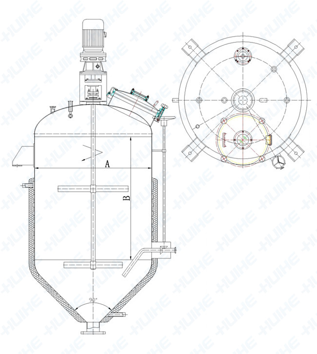 酒精沉淀罐示意圖展示