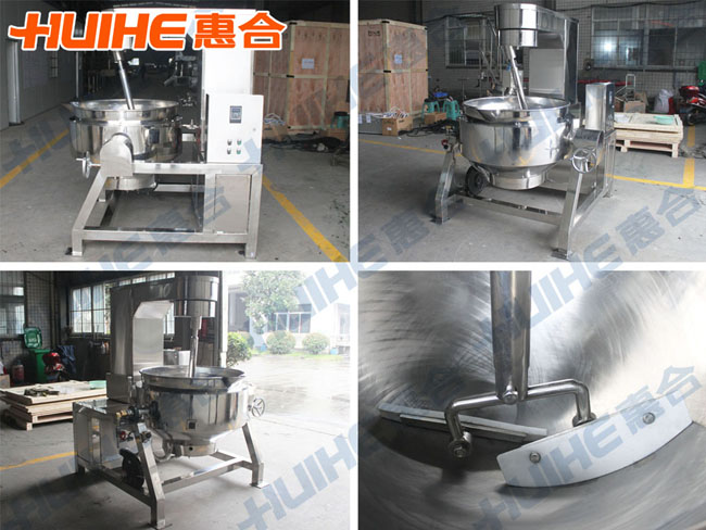 旋轉刮邊/行星攪拌夾層鍋成品圖片